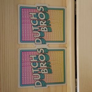 Dutch bros stickers